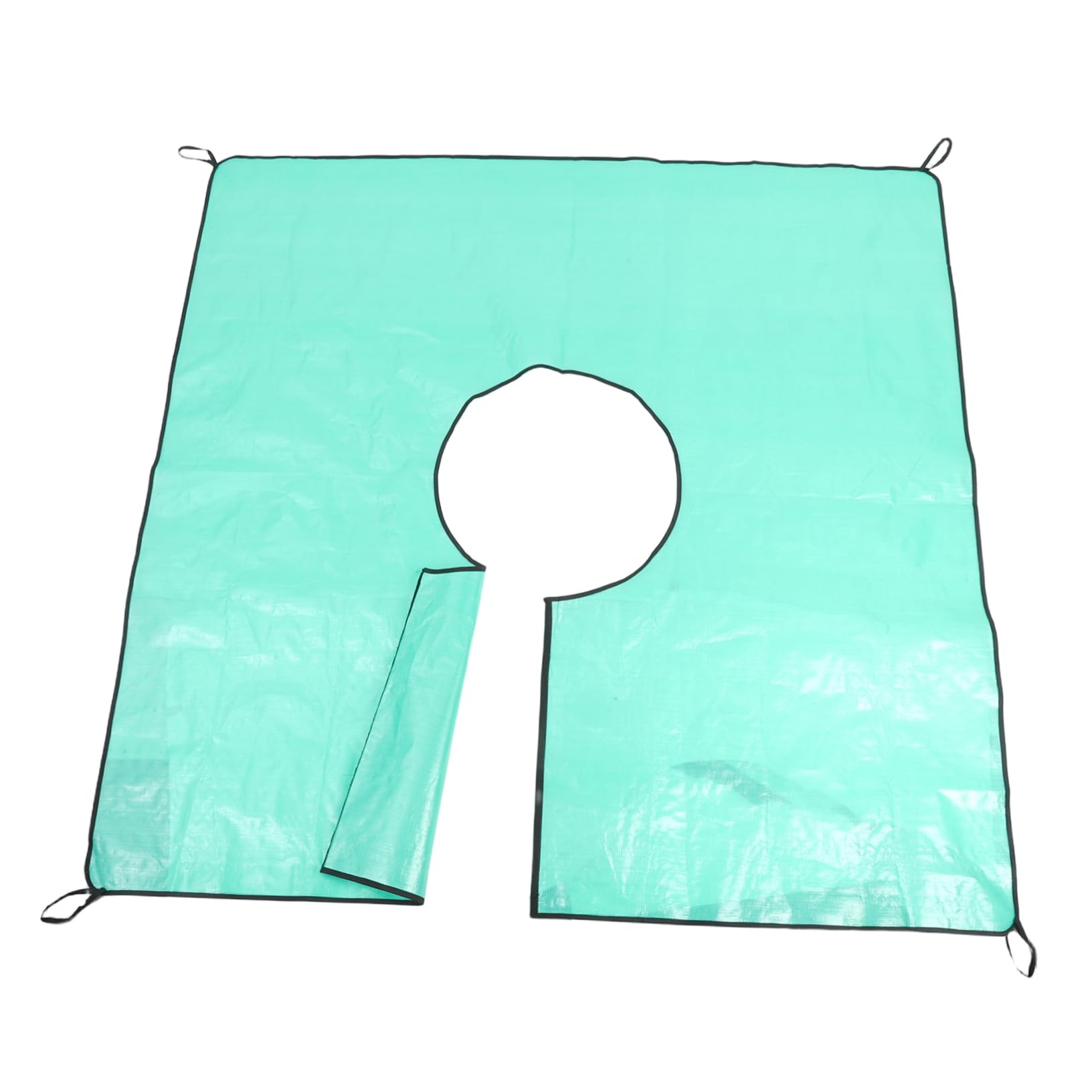 Bâche de Taille de Jardin Imperméable avec Trou Central 60 Cm | Pp Vert Clair, 1 Pièce, pour Travaux et Entretien du Jardin, Ramassage des Feuilles et Tailles