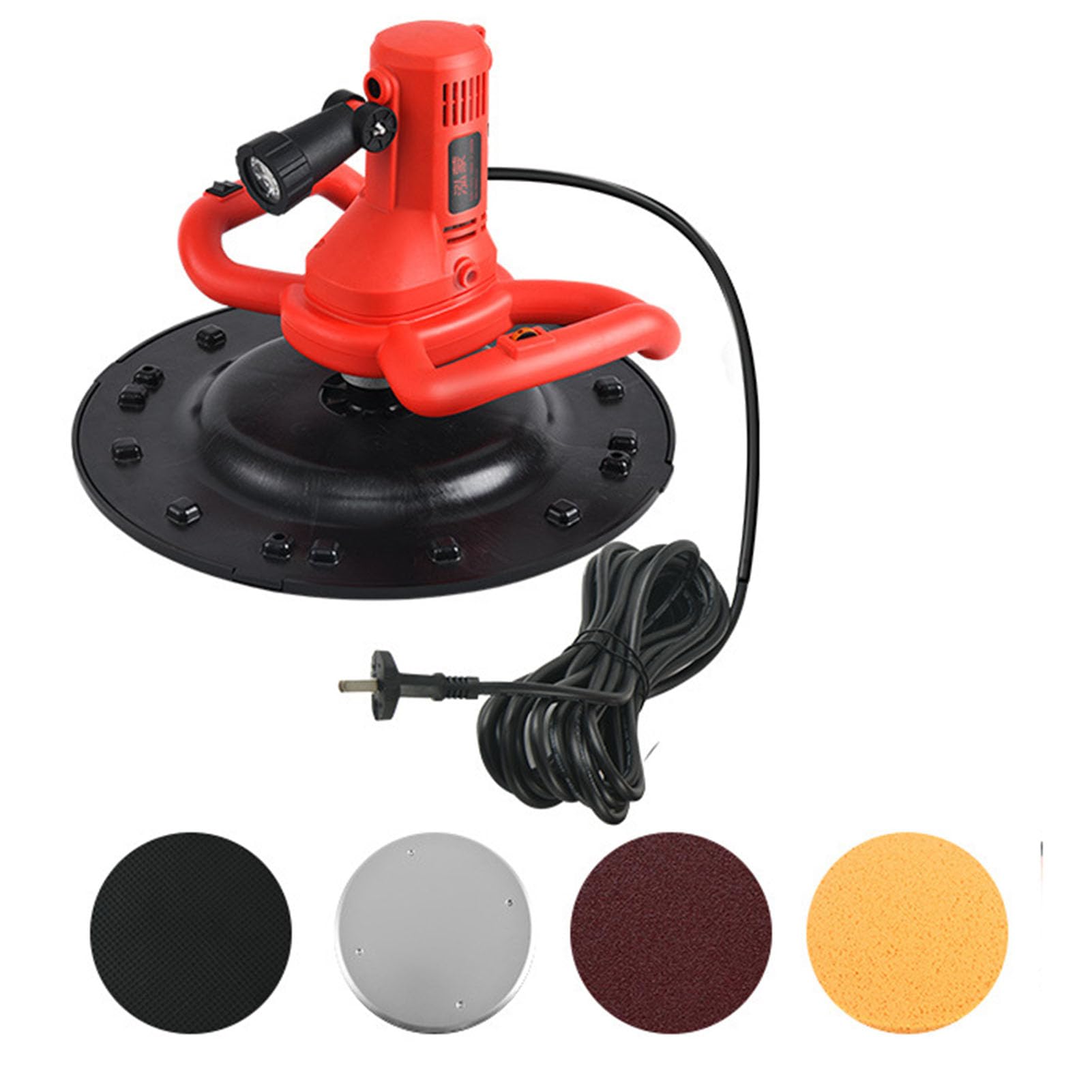 Zpblwt Light Electric Wall Smoothing Machine, Electric Plaster Mortar Cement Putty Trowel, Automatic Wall Smoothing Machine With Wall Smoothing Polishing Machine 8M Power Cord (1680 W)