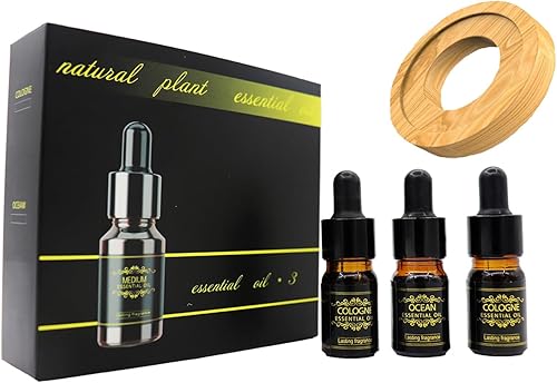 Miniatura 7 de Ambientador de aire para automóvil con energía solar con 3 aceites esenciales, difusor giratorio de aromaterapia para automóvil, perfume, fragancia,