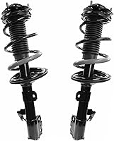 Vista 53 de Detroit Axle - 2 puntales traseros para Lexus RX330 Toyota Highlander 2004-2007, 2007 RX350, 2 puntales completos con montaje de resorte helicoidal