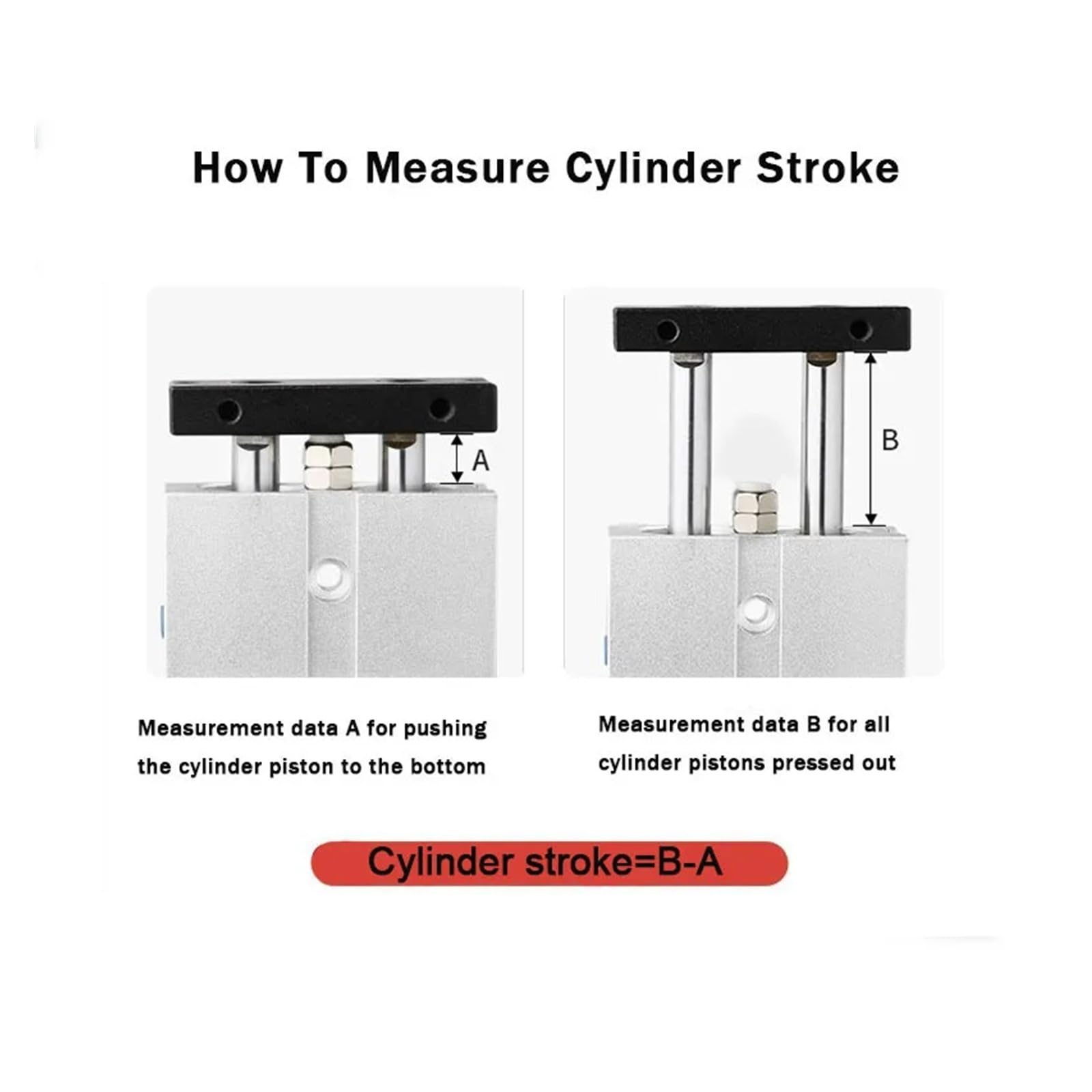 Cilindro pneumatico in lega di alluminio con alesaggio da 10, 16, 20, 25, 32 mm, corsa 30, 40, 50, 60, 80, 100, 150, 200 per macchinari industriali(Stroke 125mm,TN20)
