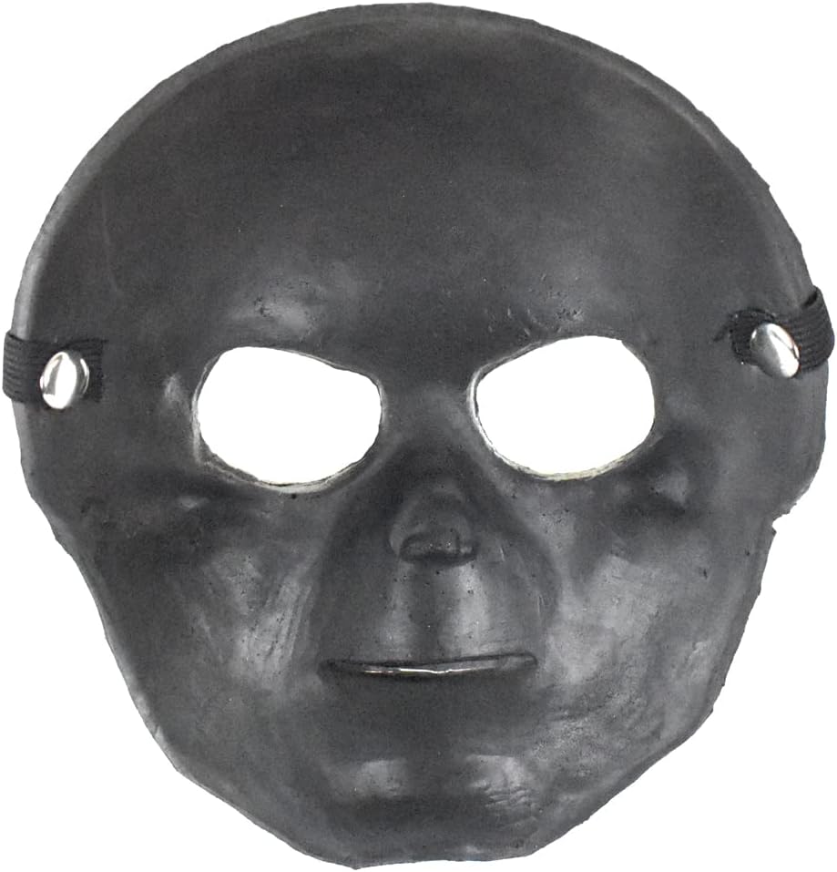 Skull Bone Foam Mask Costume Halloween Scary Accessory Off-White