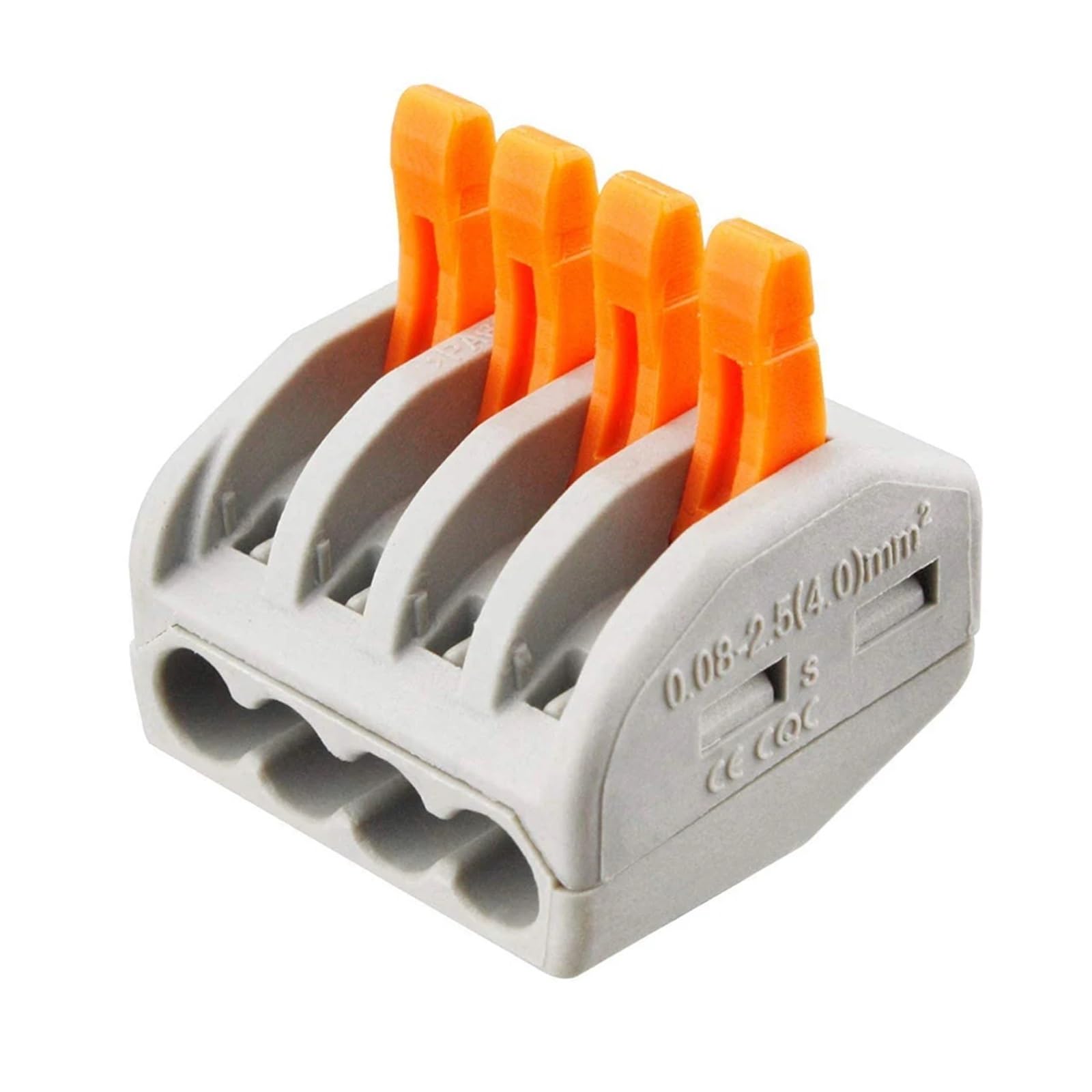 50 connettori compatible cavi/giunzione compatti con filo a leva, 2 3 elettrici a 5 porte compatibili Connessione rapida 28-12 AWG(75pcs)