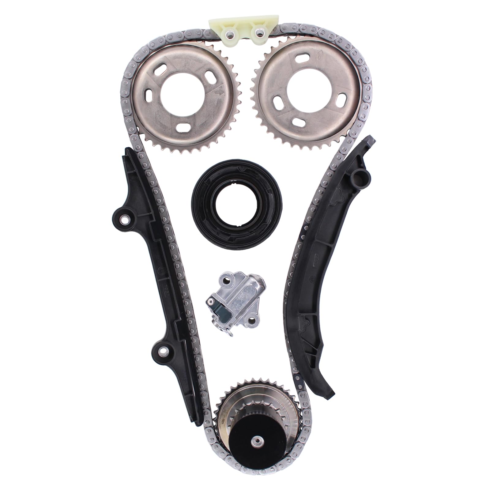 Kit catena distribuzione con coperchio anteriore guarnizione ingranaggi guarnizione albero motore per Transit mk7 mk8 2.2 TDCi FWD Transit Custom Relè Boxer 2.2 HDi FWD