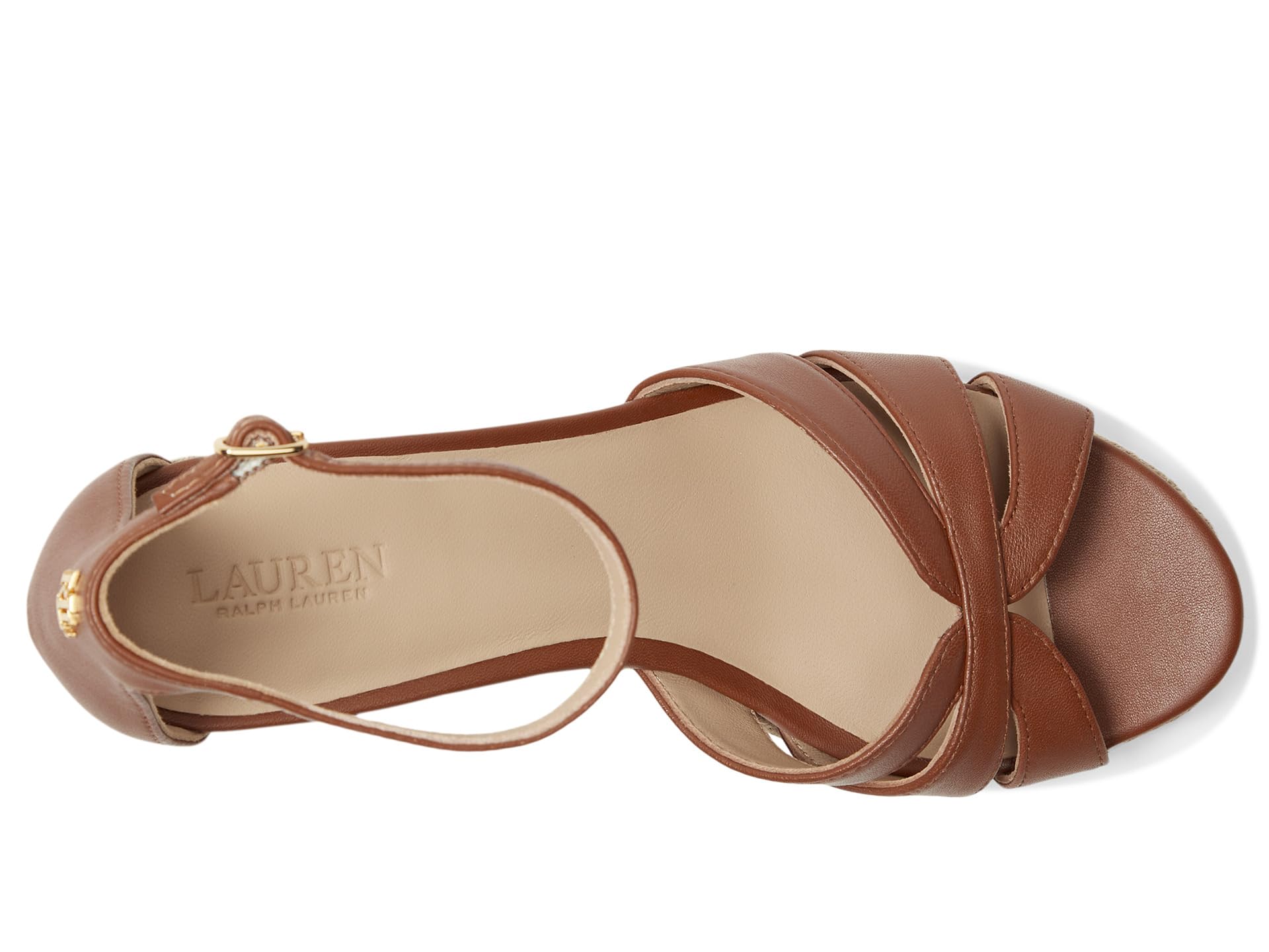 Lauren Ralph Lauren Nellie Nappa Leather Espadrille