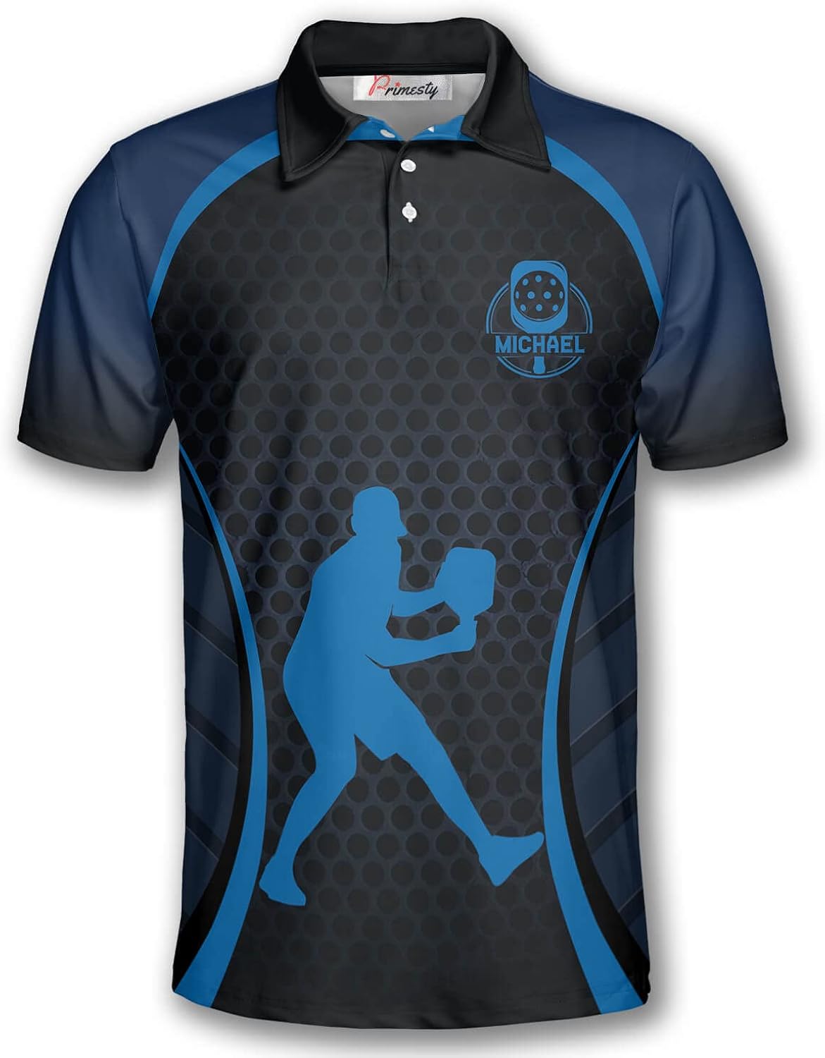 PRIMESTY Personalized Pickleball Shirts for Men, Custom Pickleball