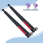 Superbat Dual Band WiFi Antenna 2.4GHz 5GHz 13dBi High Gain MIMO RP-SMA Male Antenna (2-Pack) for WiFi Router Signal Booster Repeater USB Adapter Surveillance Camera Computer PCIe Card