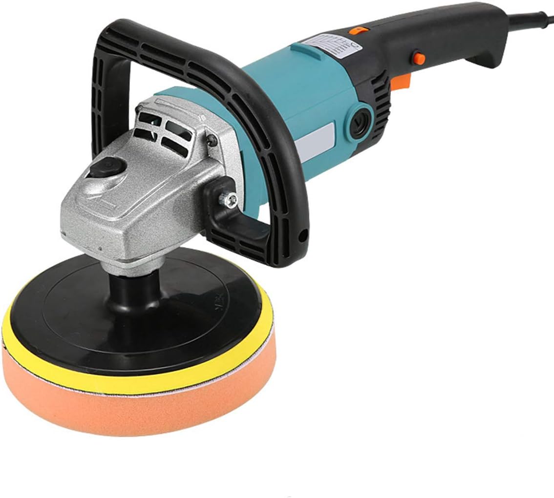 Car Buffer Polisher with 10 Accessories 7 Inch 1400W Rotary Auto Detailing Tools Kit 6 Variable Speeds Car Wax Machine for Auto Furniture Tile Polishing 110V (220V)