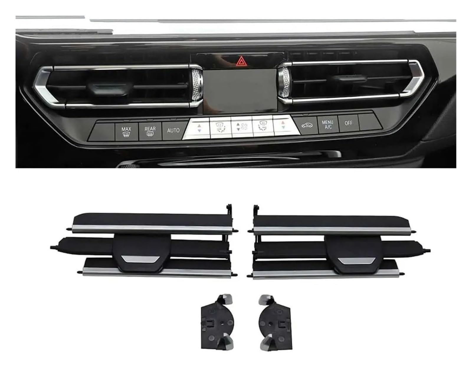 Lüftungsdüsen Klimaanlage Für BMW 3er 4er Und Z4er F40 F44 G20 G28 G29 G01 G02 Reparaturset Für Die Mittlere Vordere Lüftungsdüse Der Klimaanlage(Middle Left)