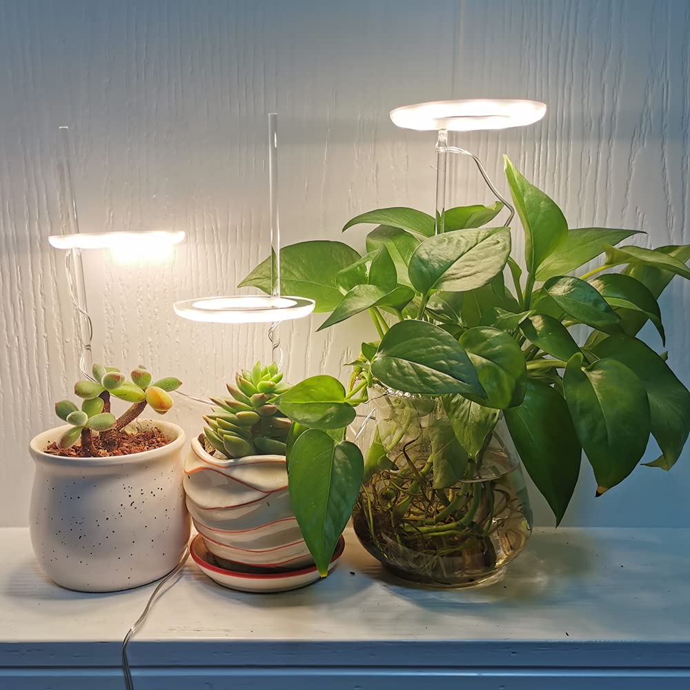 Lampa Led Do Uprawy Roślin, Pełne Spektrum/naturalne Białe światło 4000k, Zasilanie Dc5v Przez Usb, Konstrukcja Z Trzema Pierścieniami