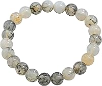 Vista 783 de Amazing Gemstone Pulsera de cristal para mujeres y hombres, pulsera de cristal curativo de protección, pulsera elástica con cuentas de piedras