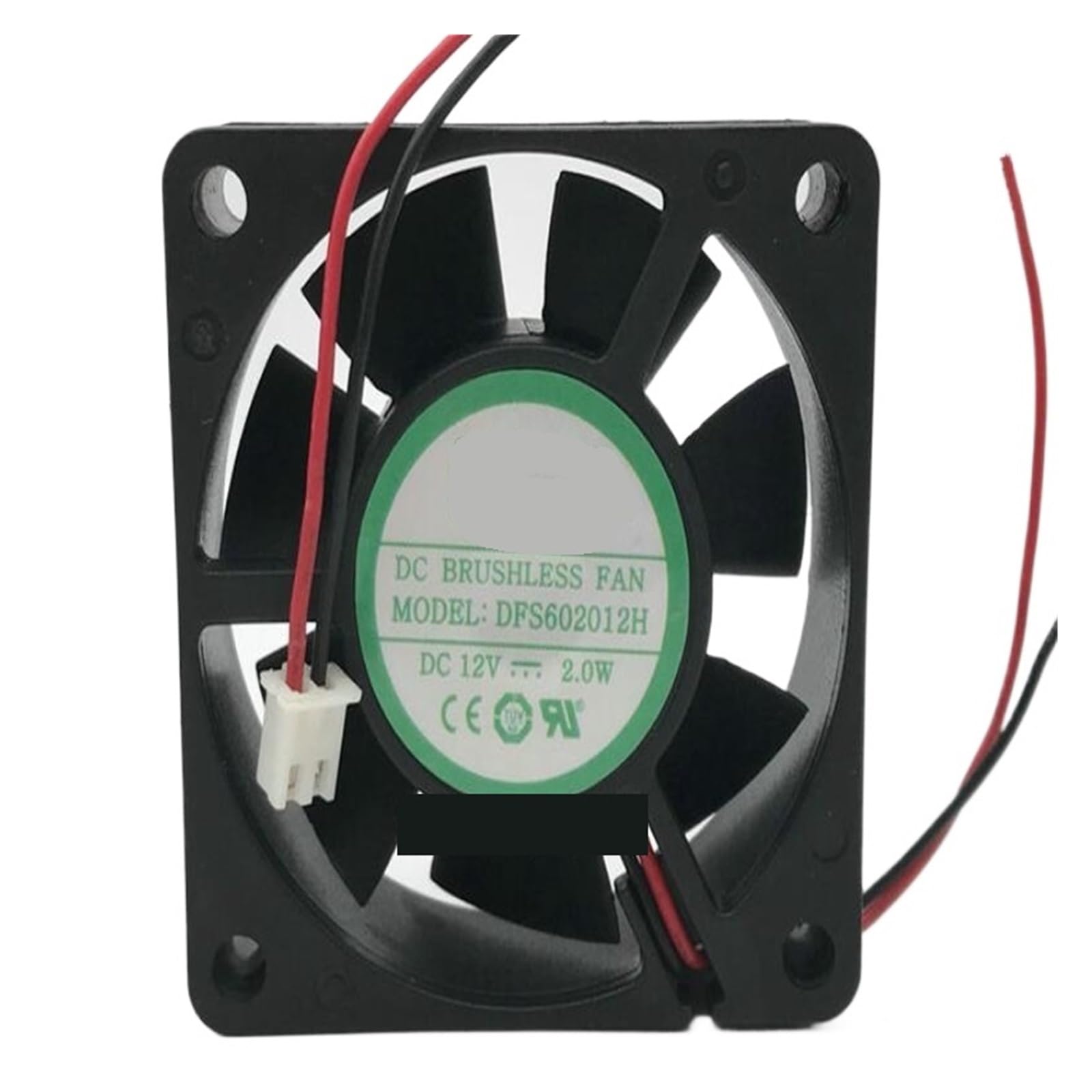 UWUKCJOKQ 6020 DFS602012H DC12V 2.0W 2-Wire 6CM Cooling Fan
