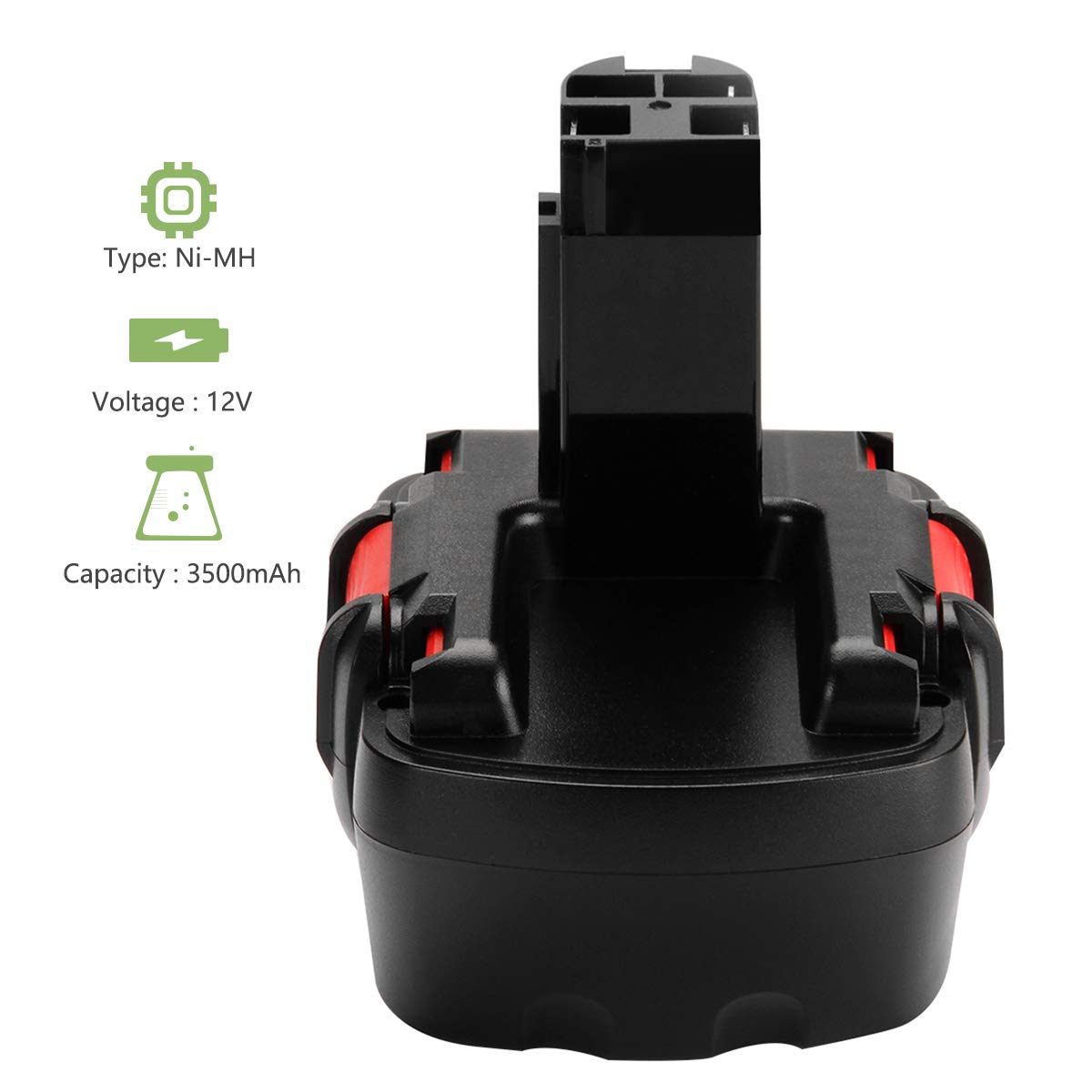 9.6V 4000mAh BAT048 Ni-MH Batteria Per Bosch PSR 960 PSR960 2607335273 2607335461 2607335037 2607335272 2 607 335 260 2 607 335 461 GSR 9.6VE-2 PSR 9.6VE-2 PRS 9.6 VE-2 BAT100 BAT119 - 5