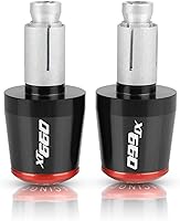 Vista 9 de Motocicleta para Y&AMAHA XT660 X XT660X 2004-2017 2005 2006 2007 2008 2009 2010 0.866 in Agarres extremos de barra extremos de manillar tapas