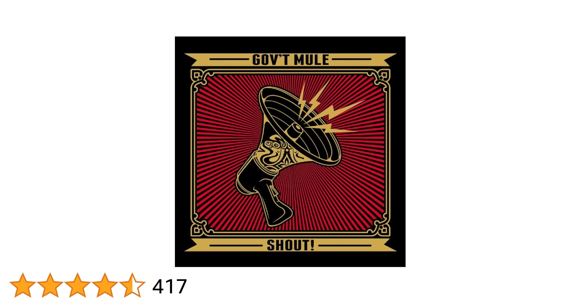 ■ 豪華ゲスト参加4LP◾️GOV’T MULE■ガヴァメントミュール■Shout Shout! (Gov't Mule album) - Wikipedia