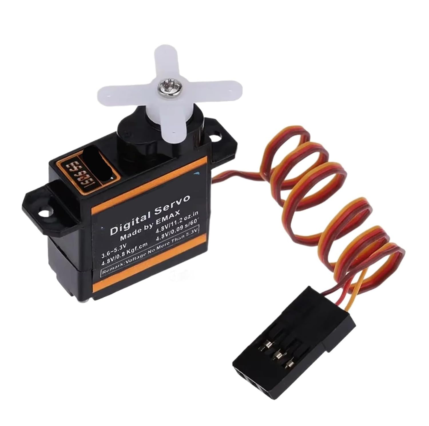 ES9051 4.3g 0.8kg Geared Digital Servo Motor .8-5.5V