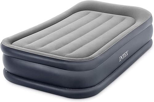 Miniatura 4 de Intex 64131ED Dura-Beam Plus Deluxe con Almohada: Fiber-Tech - Tamaño individual - Bomba eléctrica incorporada - Altura de la cama de 16.5 pulgadas