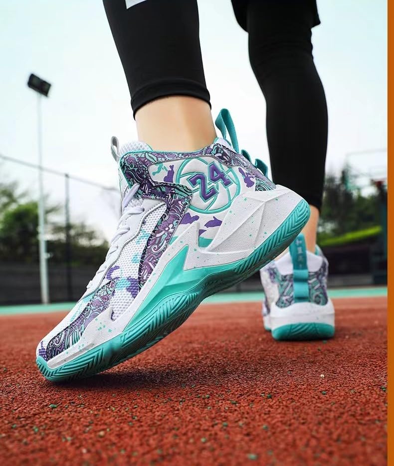 Image of Men's Basketball Shoes Fashion Printed Sneakers