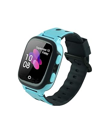 Sekyo Smartwatch Kids AGPS/LBS Tracking Watch with Mobile Tracking, SOS, Calling Function for Kids Safety, GPS smartwatch for Kids Girls Boys,S1-Blue
