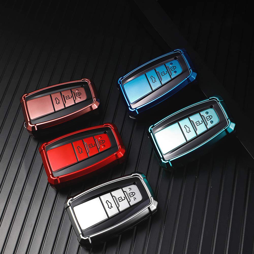 Custodia In Pelle Per Chiave Auto Toyota - 3 Tasti, Colore Rosa - Compatibile Con Camry, RAV4, Hilux, Prado E Altri