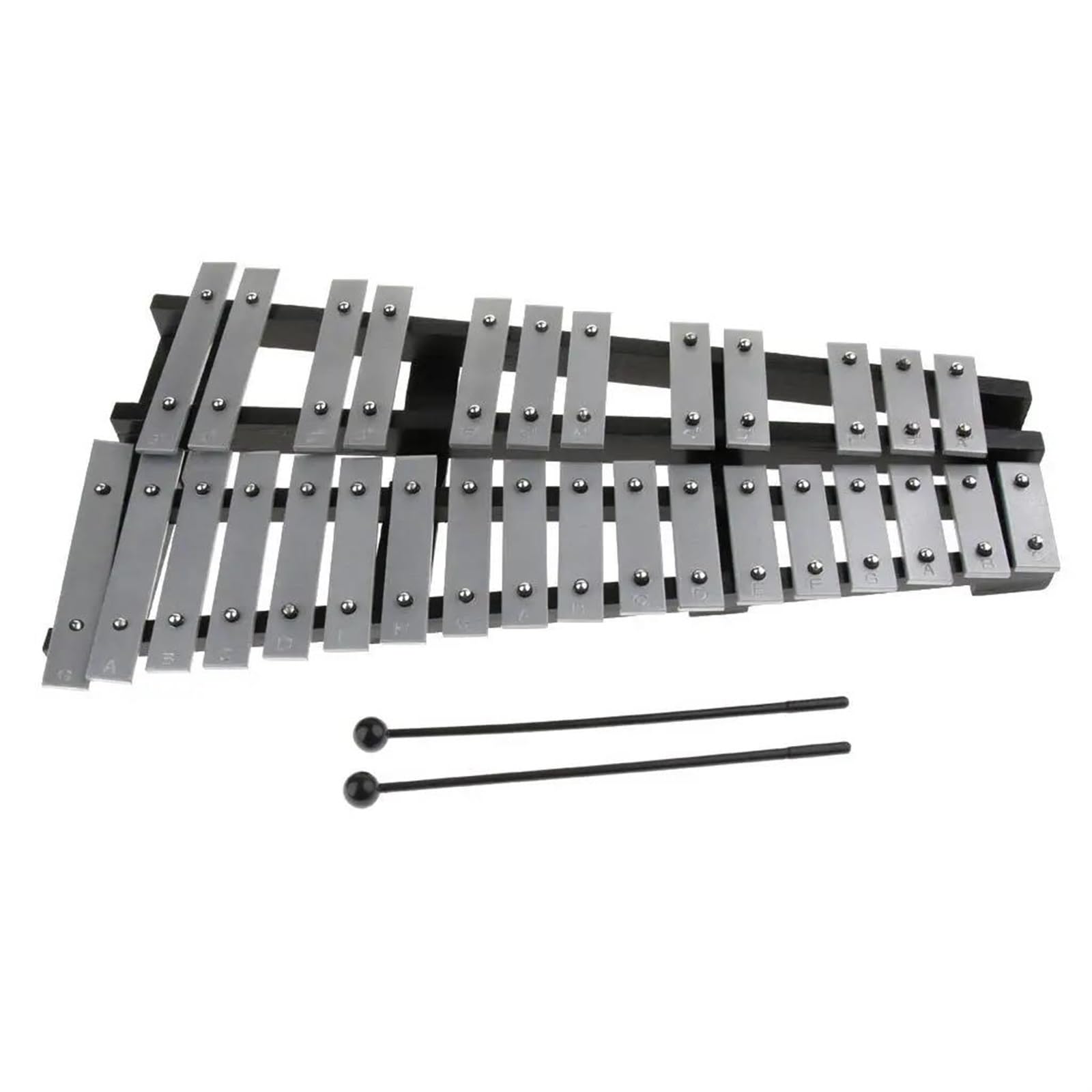 Instrument Ksylofonowy Profesjonalny Dla Początkujących I Dorosłych 30-nutowy Ksylofon Glockenspiel + Młotek + Futerał Perkusyjny Instrument Muzyczny