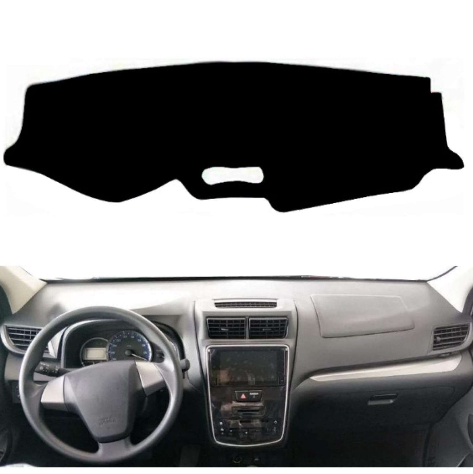 Pokrowiec na deskę rozdzielczą samochodu Toyota Avanza 2019 RHD mata antypoślizgowa osłona przeciwsłoneczna dywanik konsola środkowa czarne akcesoria