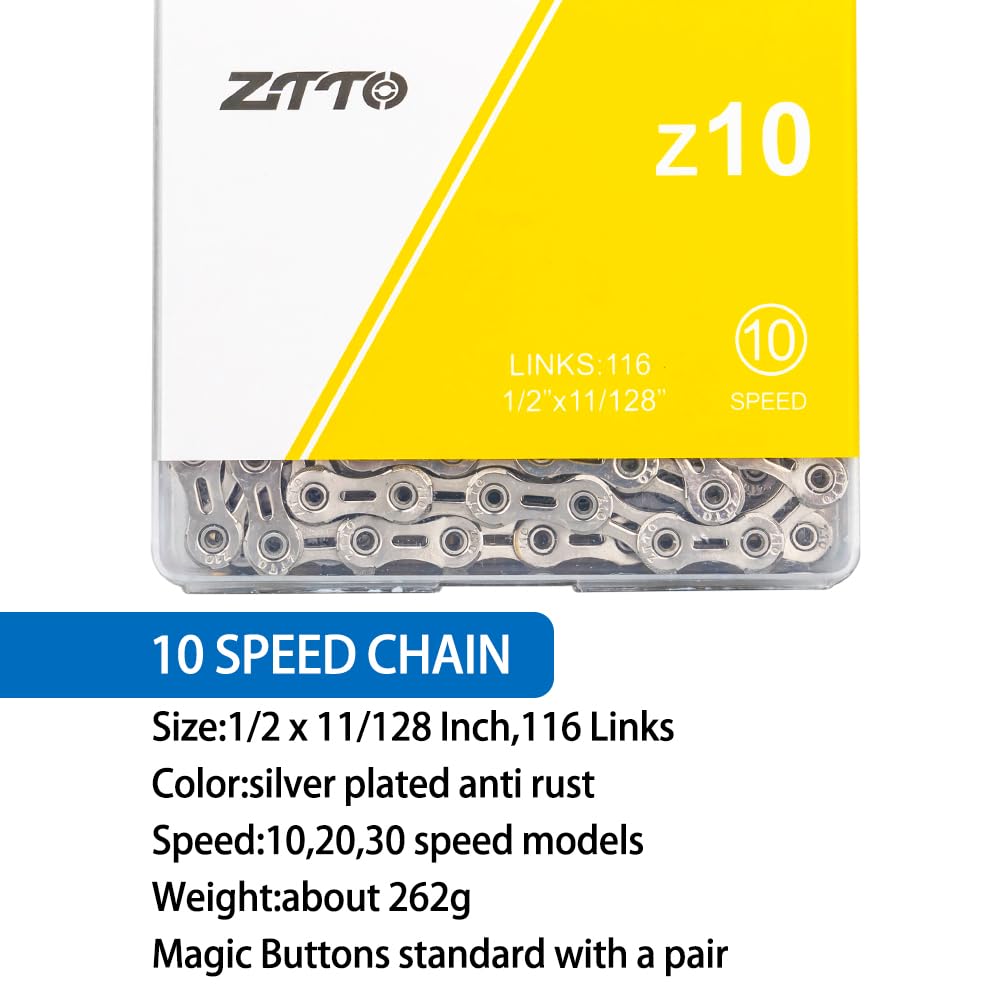 Amazon.co.jp: ZTTO 自転車チェーン 6/7/8/9/10/11/12 スピード