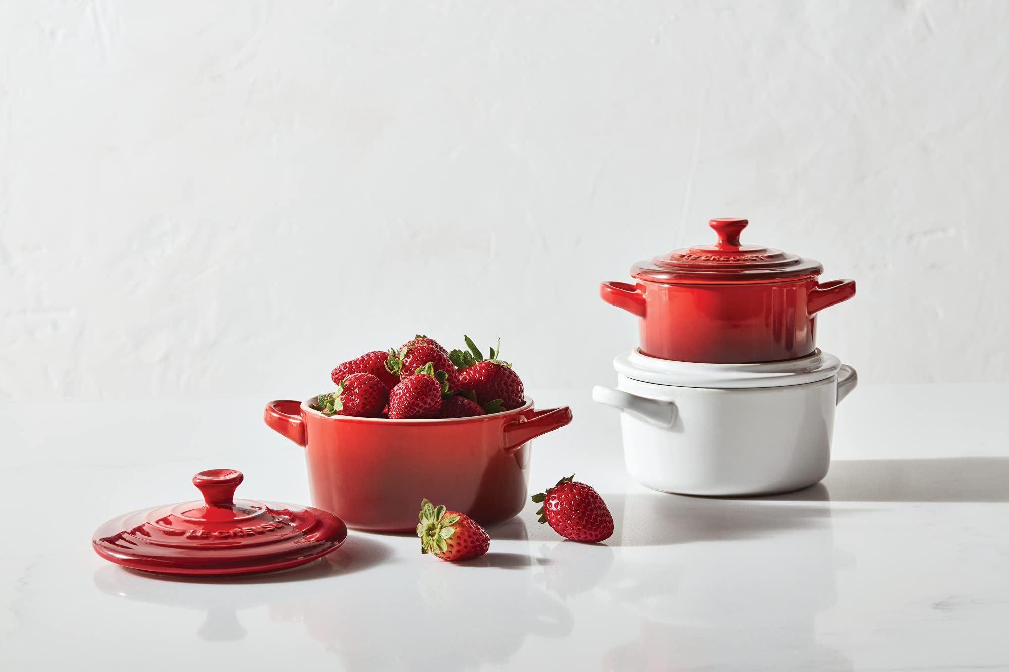 Amazon.com: Le Creuset Stoneware Mini Round Cocotte, 14 oz
