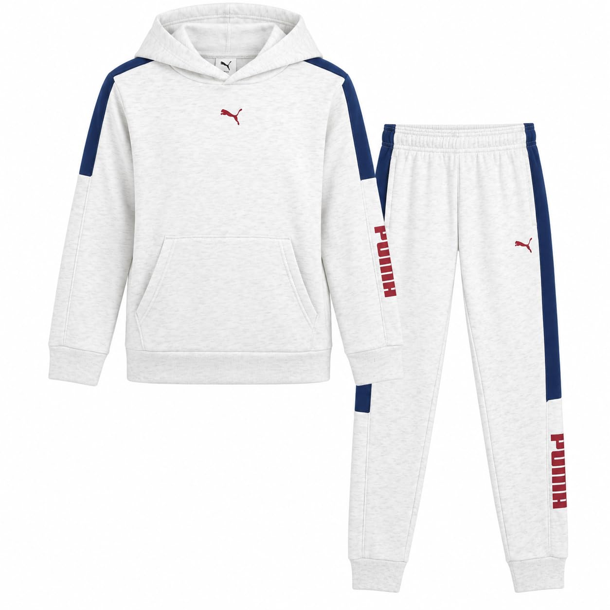 Boys 2 Piece Fleece Pullover Hoodie Sweatshirt & Jogpants (Sizes 8-16)
