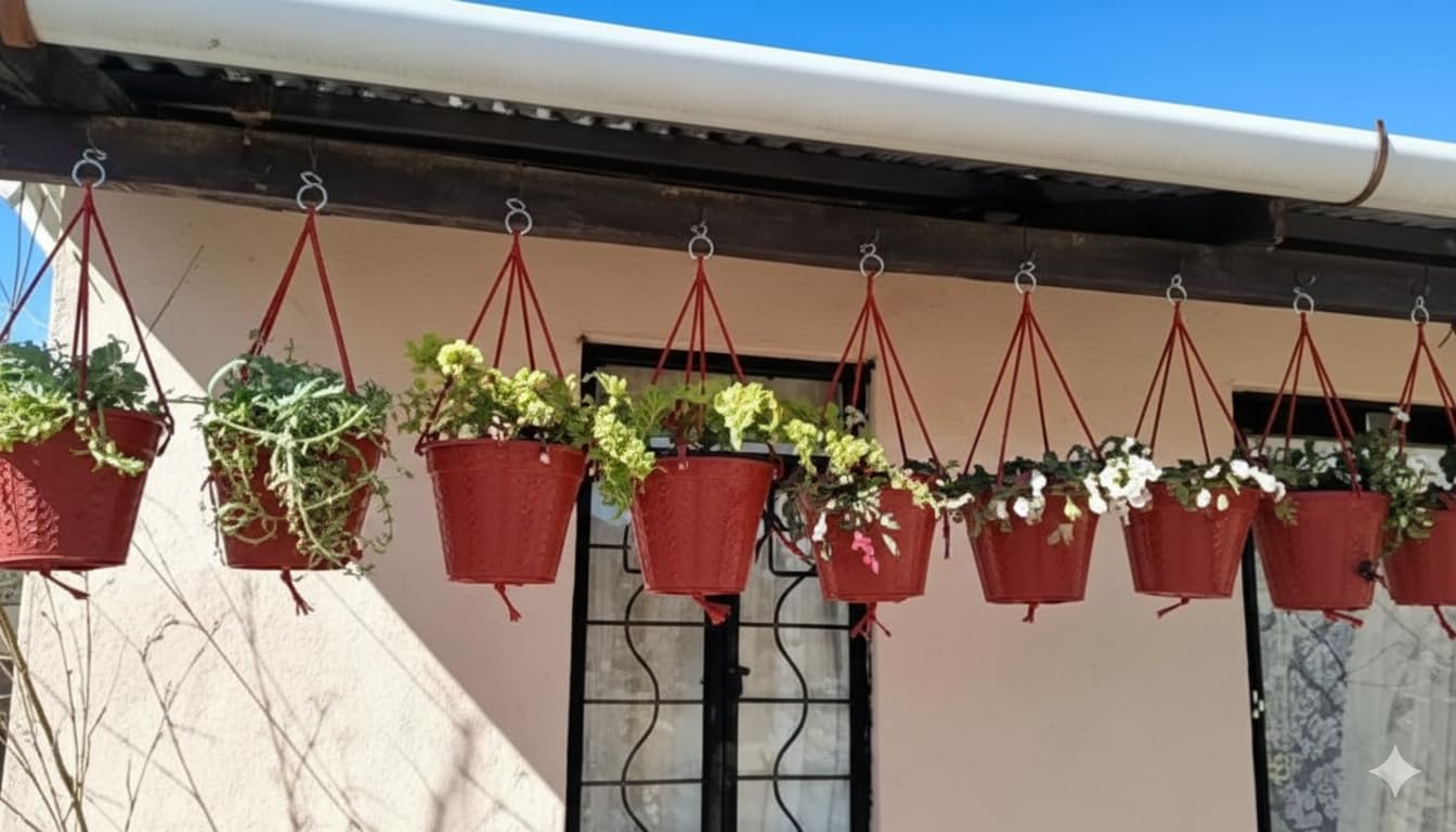 Plastic Plant Hangers - Brown, FREE SHIPPING -2