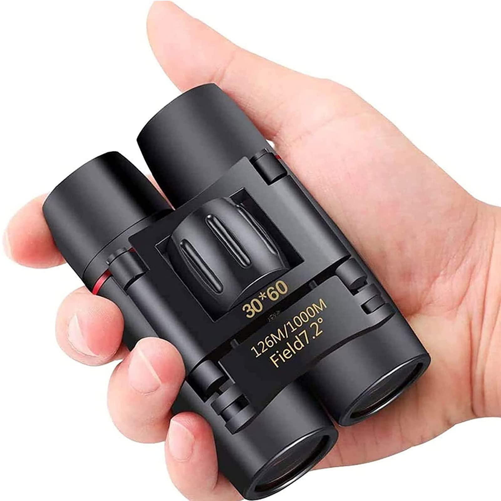 30x60 Binoculars Small Compact Light Binoculars, Easy Focus Small Binoculars for Adults Kids Bird Watching,Opera Concert, Travel, Hiking, Outdoor Scenery, Football Game
