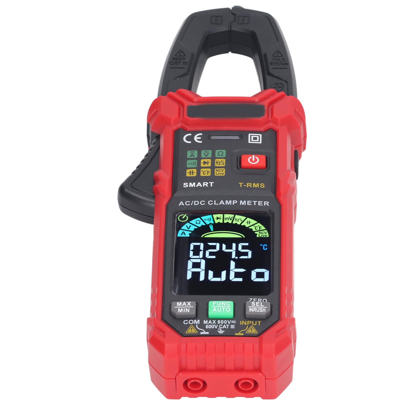 MAYILON Smart Clamp Meter Multimetro Digitale Ad Alta Precisione Tester di Tensione per Elettricisti Uso Domestico ABS 1 Pz