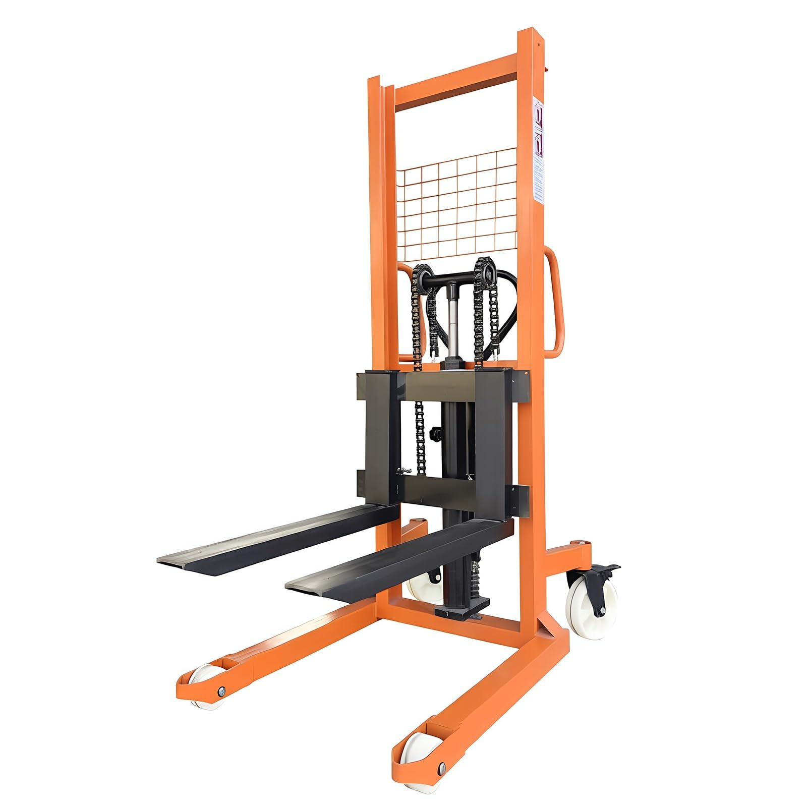 Cenz-888 pallet truck 500kg Manual Stacker Hydraulic Pallet Lift Fork Truck for Warehouse Aisles