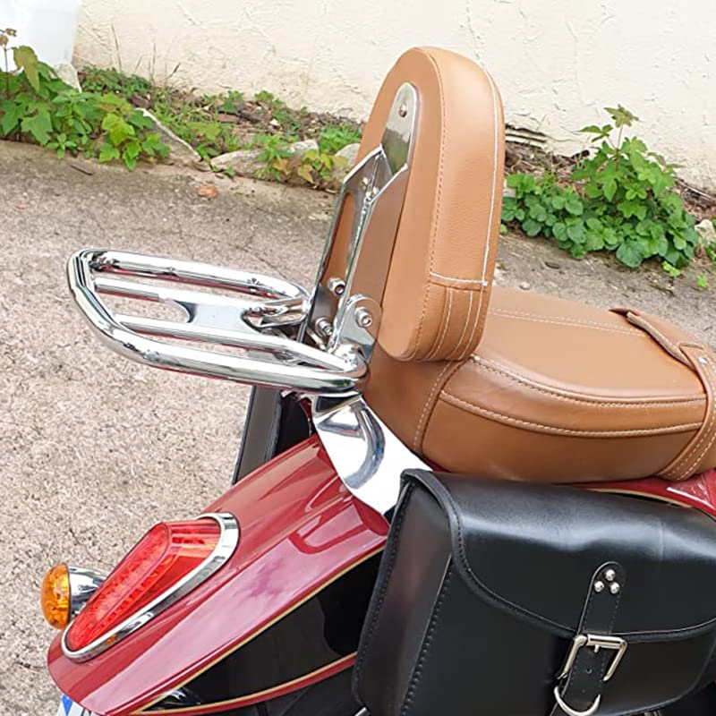 COPART Detachable Backrest Sissy Bar with Luggage Rack For Indian Scout