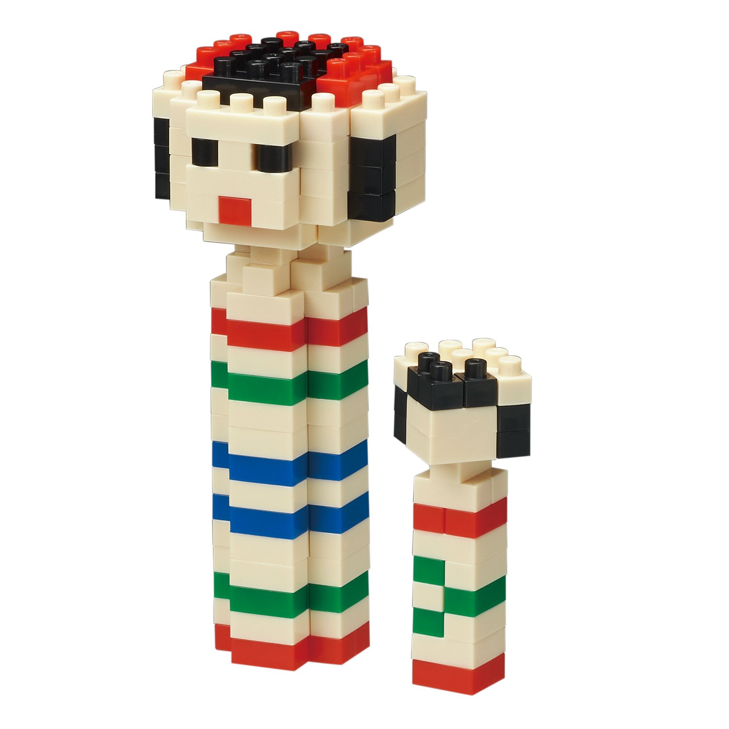 Amazon.co.jp: nanoblock ナノブロック こけし NBC_210 : おもちゃ