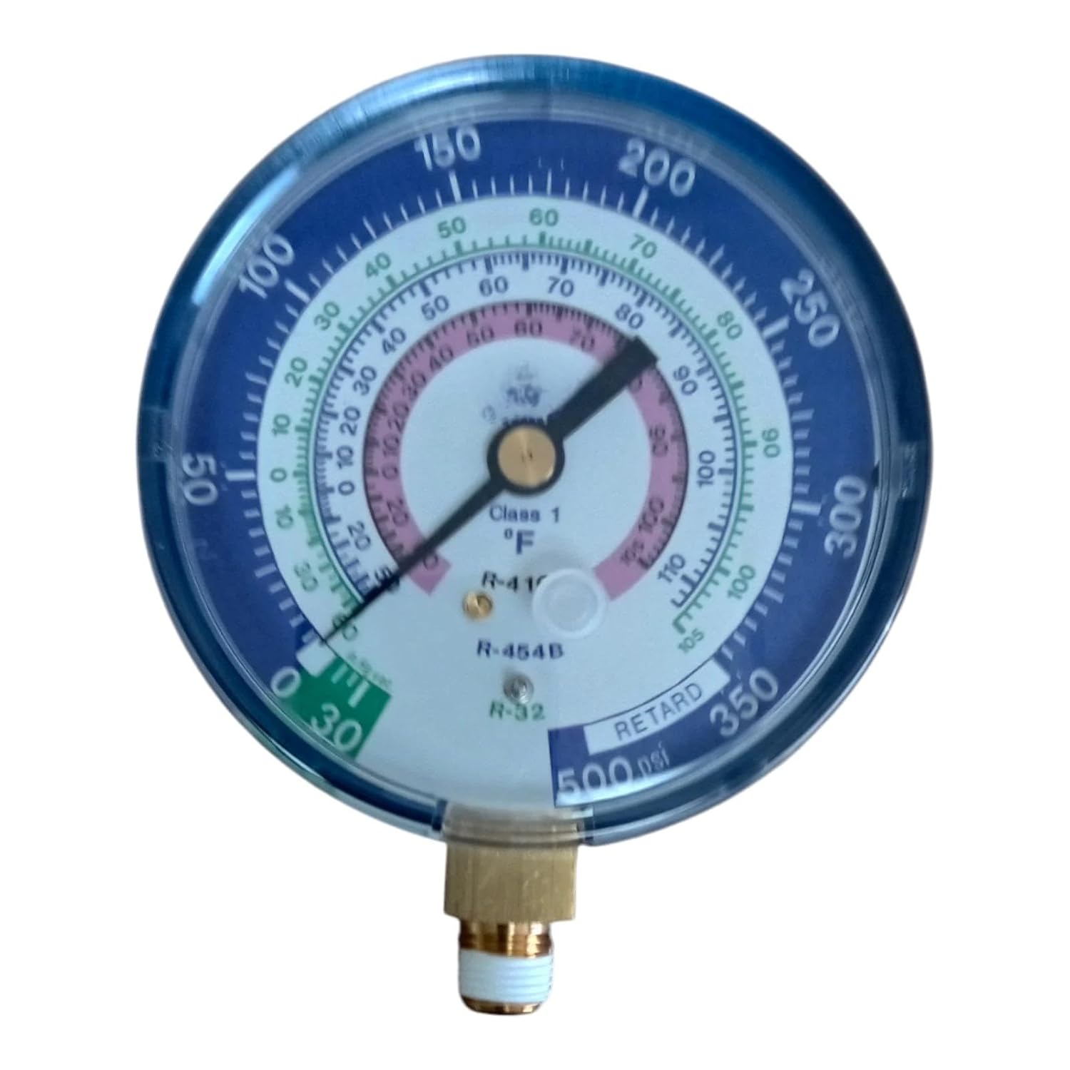 49118 A2L Low Side Replacement Manifold Gauge - Fits for Yellow Jacket HVAC Parts Replacement - Manifold Gauge - Blue