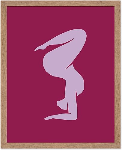 Miniatura 13 de Monem Art - Póster de yoga, impresión retro de yoga para el hogar, arte de meditación, arte espiritual, arte de silueta, arte de gato, arte bohemio