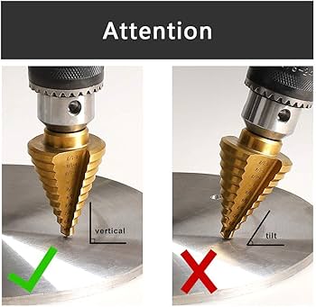 BE-TOOL 5-35 mm gegroefde spiraalboor voor HSS stikstofbehandeling trapboor met metrische zeskantschacht voor doe-het-zelf, kunststof, hout, metaal, aluminium, koper