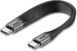Short Thunderbolt 4 Cable: 5-inch USB-C Cable for Lightning-Fast Connectivity