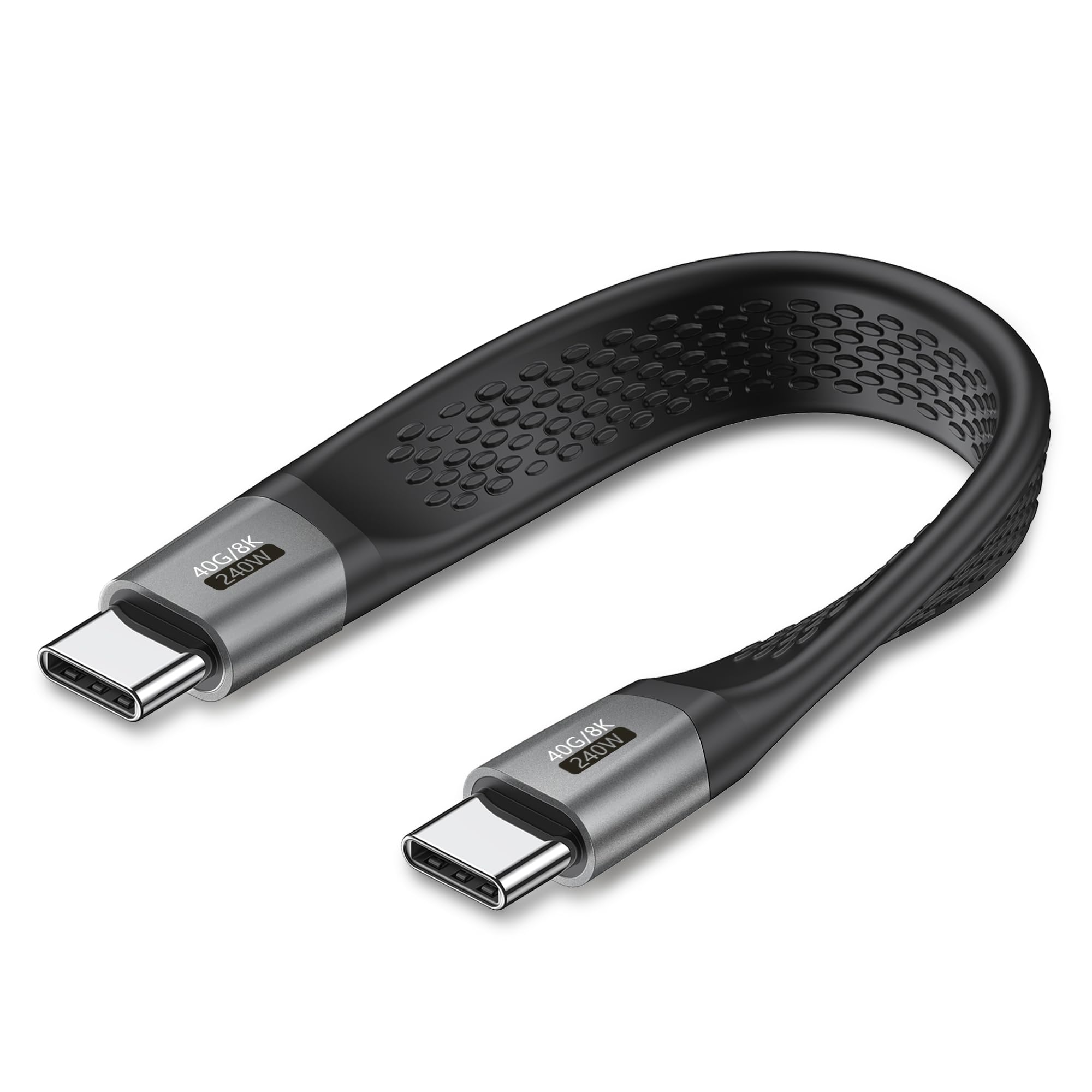 USB-C To USBC Cable, USB C To Type C 240W Fast Charging, 40Gbps Data Transfer, 8K Display Support For Thunderbolt 4/3, Laptop, Tablet, Phone And More