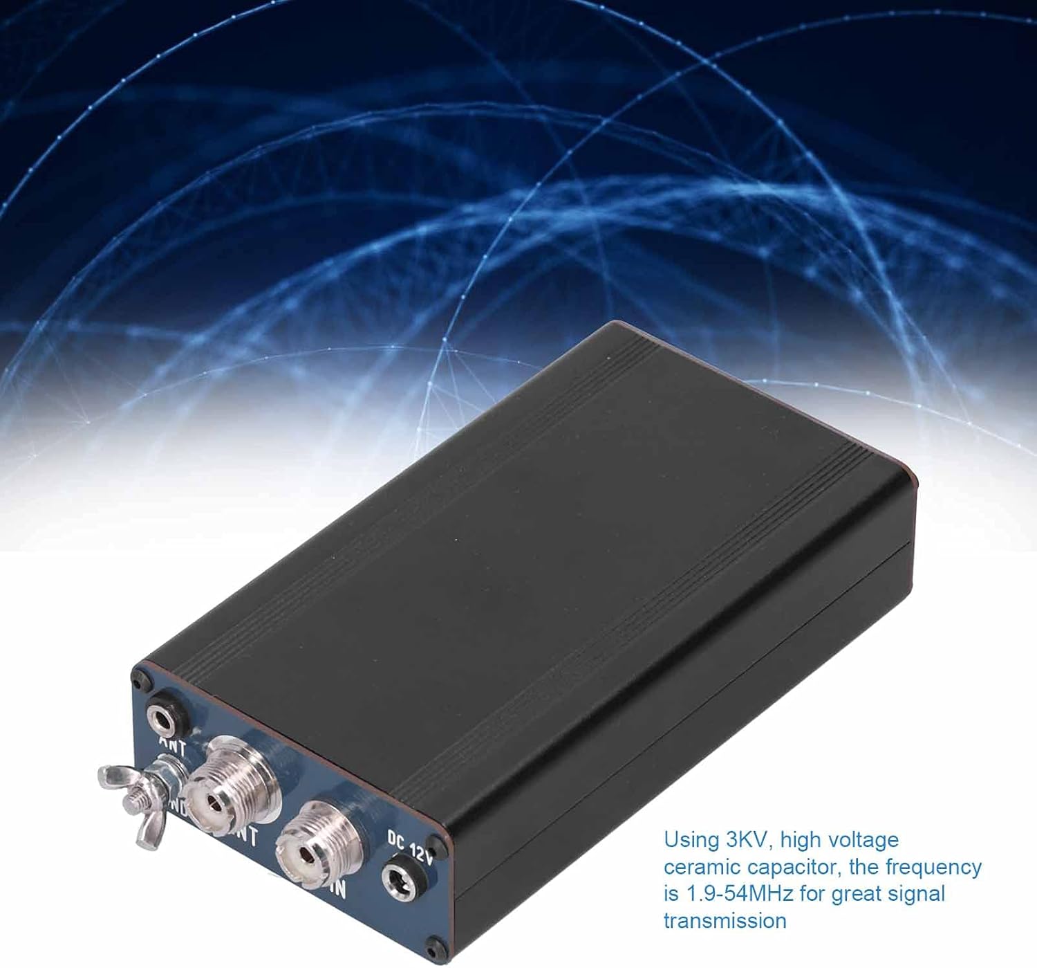 Aluminum Alloy 120W Antenna Tuner with 8pcs Magnetic Inductors, forInformation Conveyance