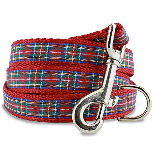The Artful Canine Scottish Plaid Dog Leash, 5 Ft Long, 1