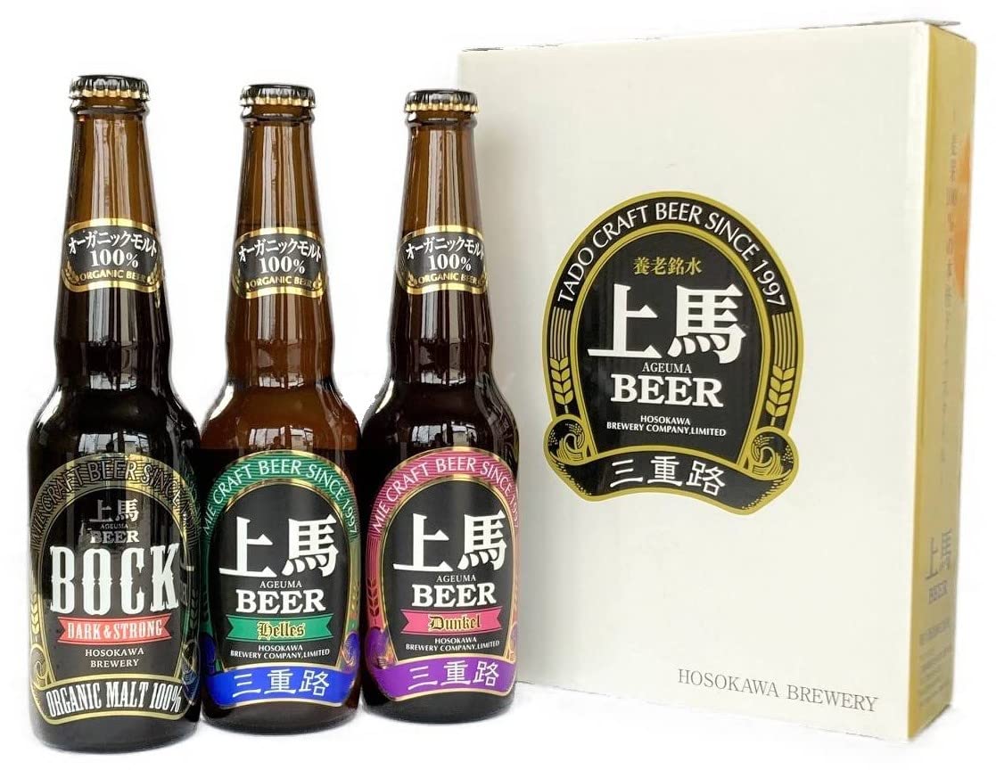 Amazon.co.jp: 上馬ビール（有機）BHD3本セット ギフトパック