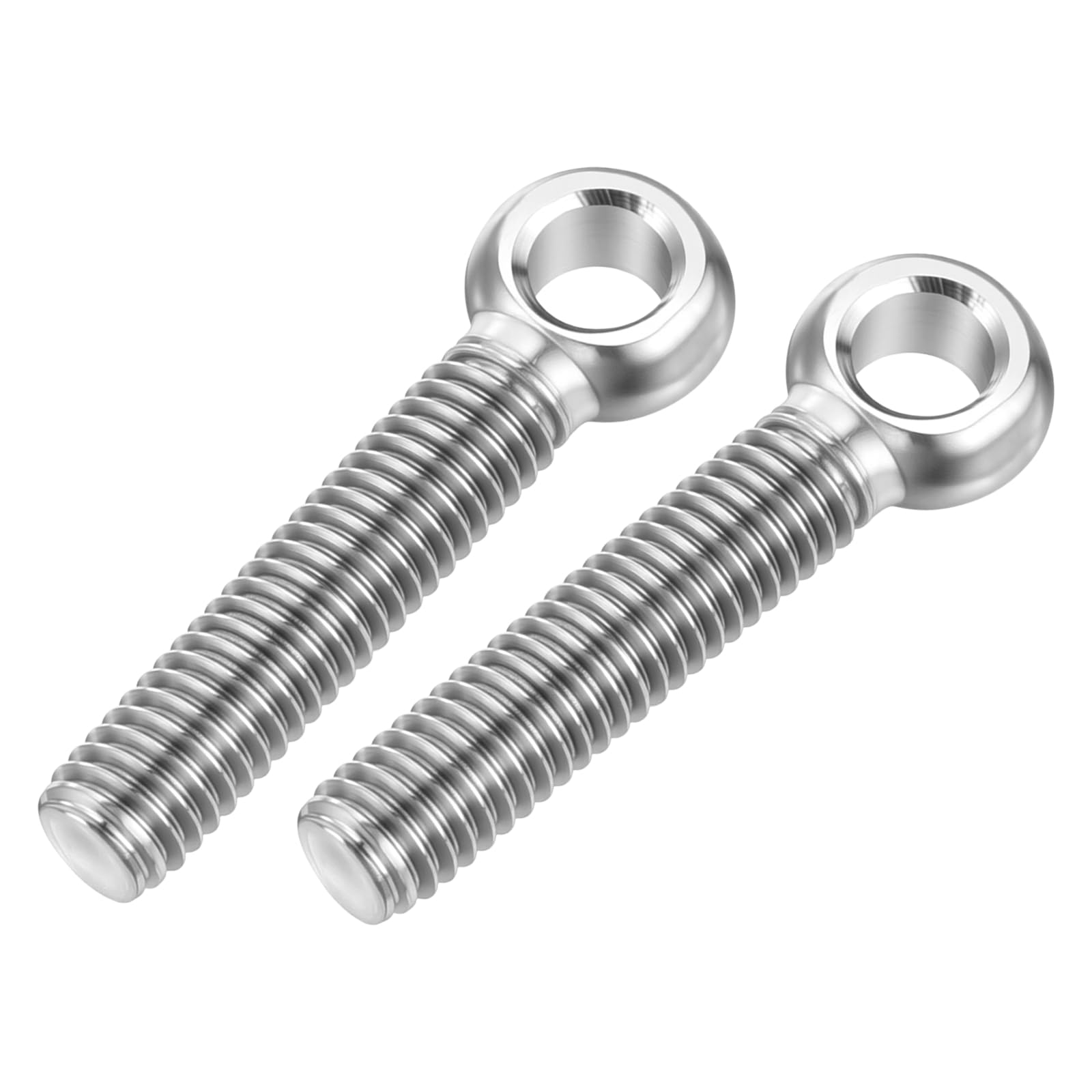 METALLIXITY 12Pcs(M5x25) Machine Shoulder Lift Eyebolt 304 Stainless Steel