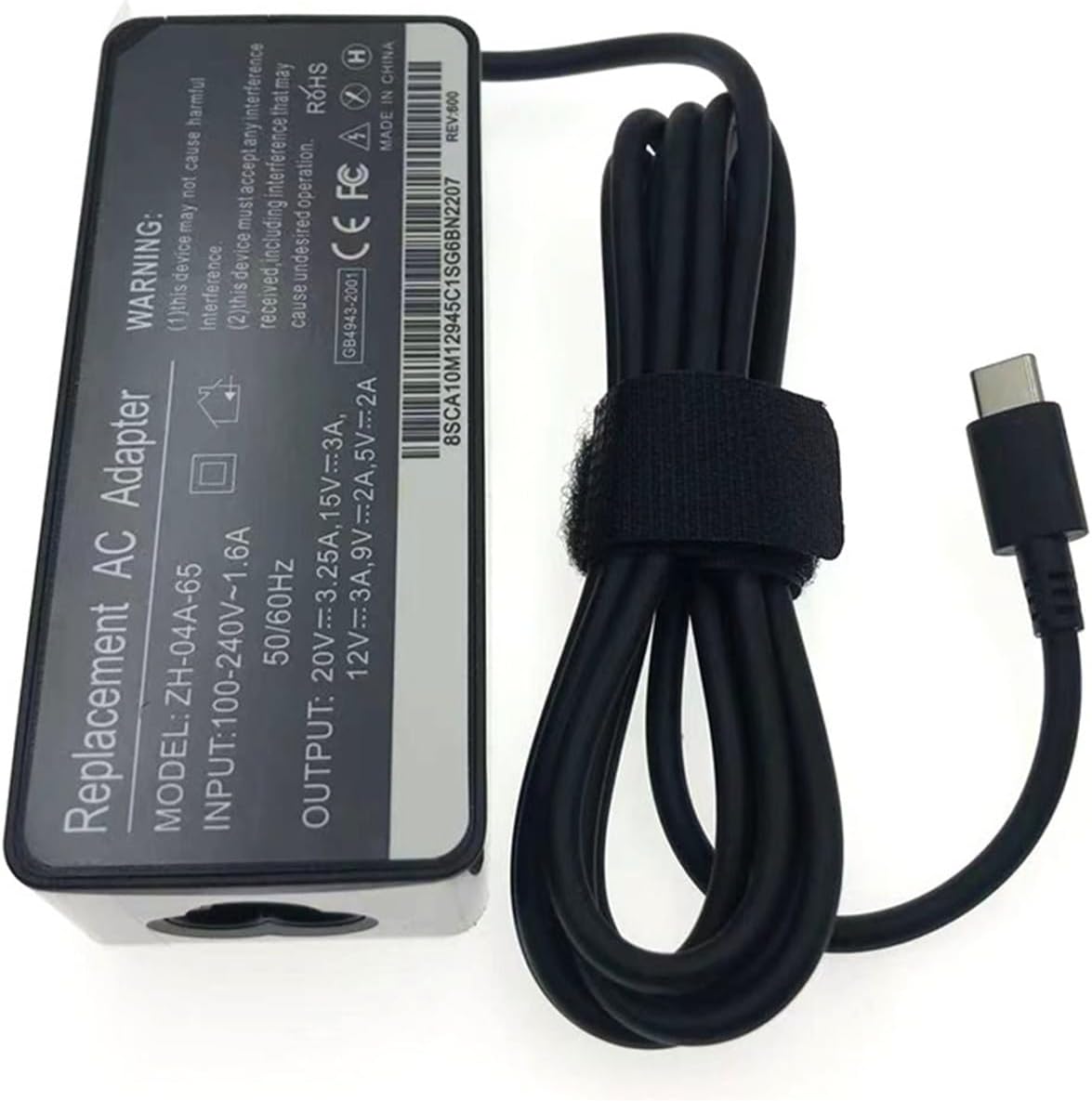Suitable for Type-c Power Adapter 20V3.25A65W Switching Power Supply Type-c