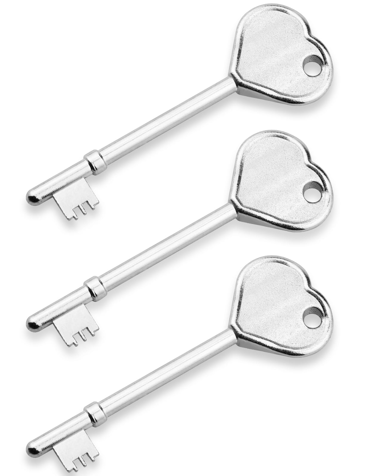 Mellbree Toilettenschlüssel für Behinderten-WC, 3 Stück, verbesserter Ganzmetall-WC-Schlüssel für Behinderten-WC