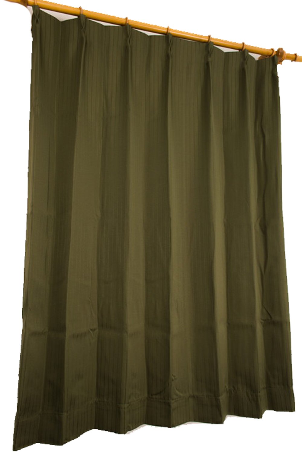 Amazon｜オーダーカーテン 形状記憶加工 遮光カーテン ダークグリーン