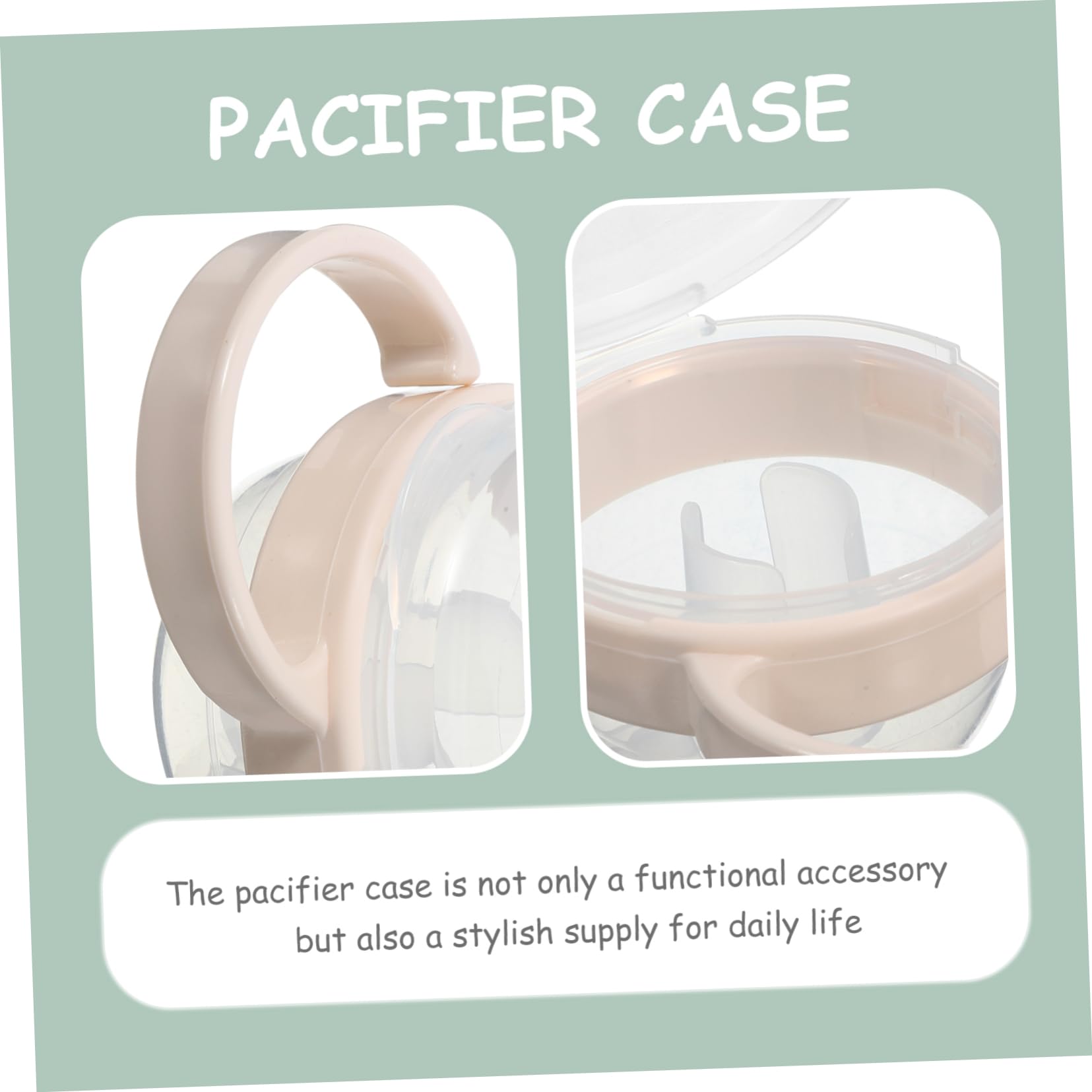 ibasenice 10pièces Boîte De Rangement Pour Sucettes Étui De Voyage Portable Et Pratique Pour Protéger Les Tétines