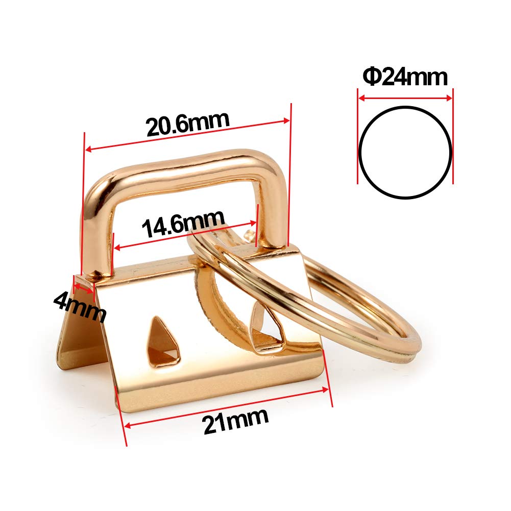 Amazon.co.jp: SPEEDWOX ワニ口 平ペンチ セット 留め具 ゴールド 約