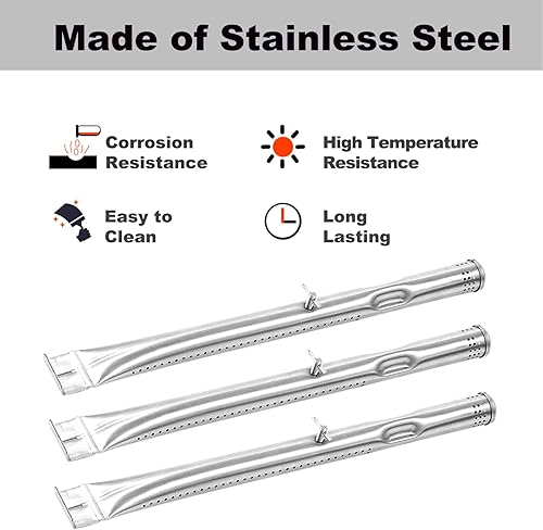 Miniatura 4 de 463340516 Piezas de repuesto para Charbroil Gas2Coal 3 quemadores híbridos parrilla Heat Tent G421-0500-W1 Quemadores de parrilla 463370519